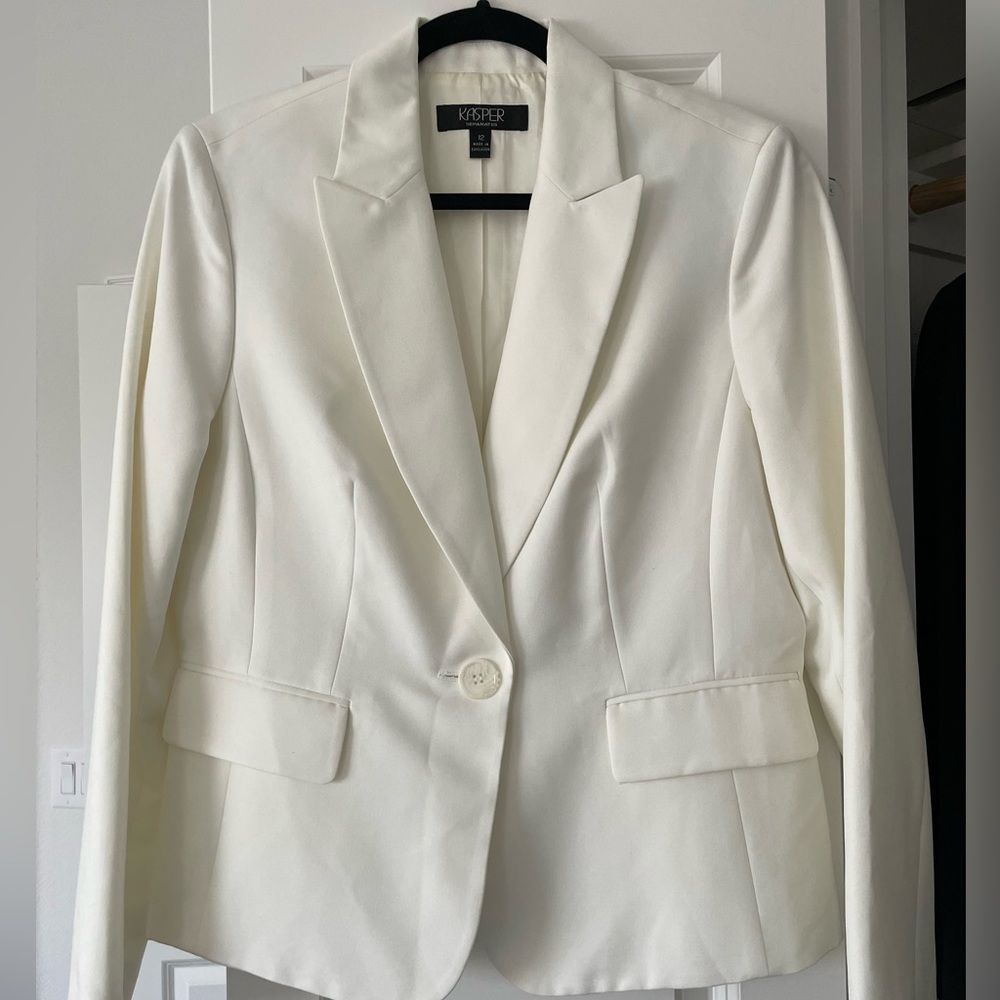 White blazer